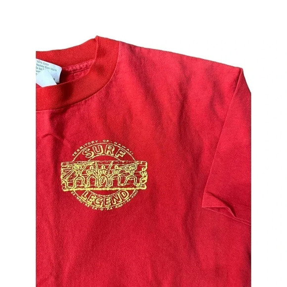 Majestic Graphic T-Shirt Surf Legend Short Sleeve vintage‎ Size Large - Picture 4 of 5